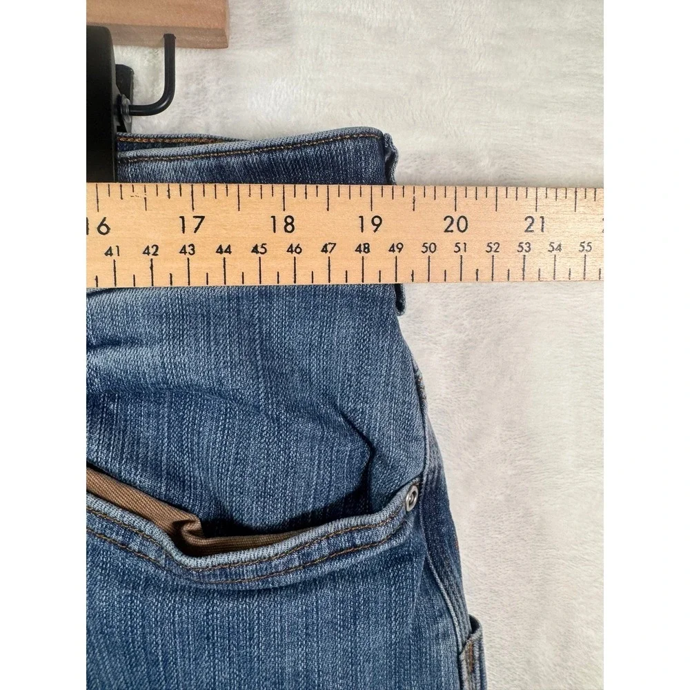Duluth Trading Co Ballroom Double Flex Carpenter Jeans Mens‎ 38x30 Blue Denim